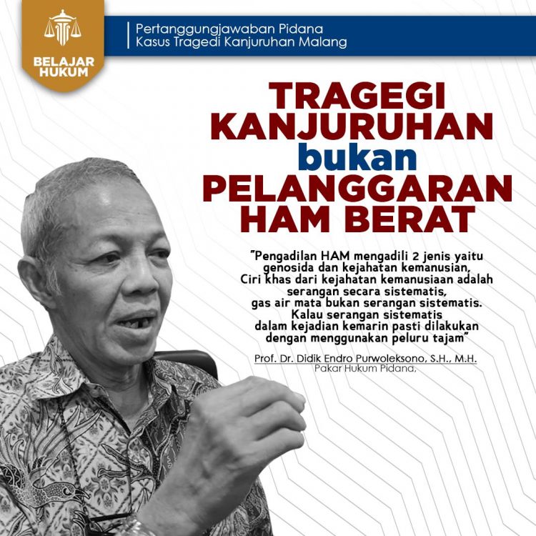 Kasus Tragedi Kanjuruhan Menurut Para Ahli
