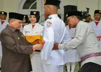 Paskibraka Gorontalo Persiapkan Upacara Jelang Hari Kemerdekaan