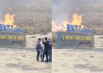 Kebakaran Bromo, Diduga Karena Flare dari Pasangan Pre Wedding di Bukit Teletubbies