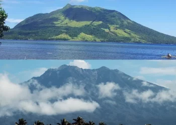 Perbedaan Gunung Ruang dan Raung