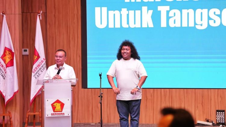 Marshel Widianto Diusung Partai Gerindra sebagai Bakal Calon Wakil Wali Kota Tangsel