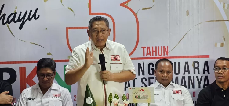 PKN Rayakan HUT ke-3, Anas Urbaningrum Tegaskan Dukungan ke Prabowo-Gibran