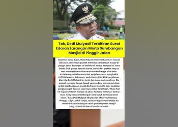 Gubernur Jabar Larang Pungutan di Jalan Umum, Termasuk untuk Pembangunan Masjid