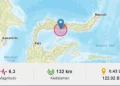 Gempa Magnitudo 6,3 Guncang Pohuwato Gorontalo