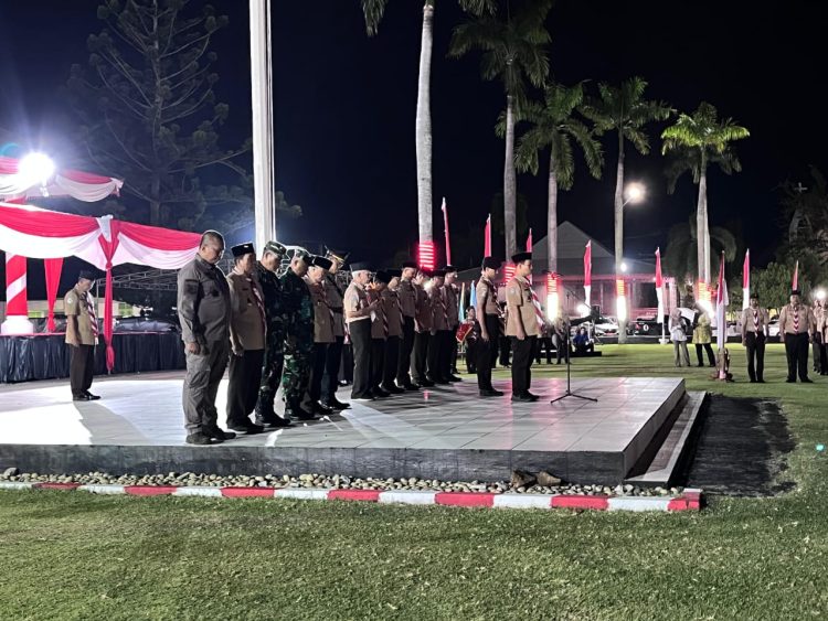 Pj Sekda Bengkulu Pimpin Renungan dan Ulang Janji Peringatan Hari Pramuka ke-64