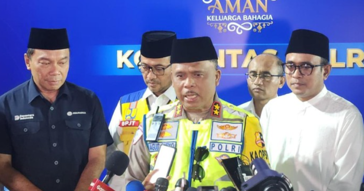 Kakorlantas dan Menhub Doa Bersama, Malam Ini Langsung Turun Pantau Arus Mudik