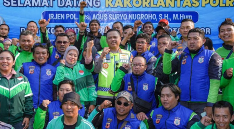 Kakorlantas Polri Tetapkan 5 Fokus Utama Kemitraan Taktis Bersama Komunitas Ojek Online