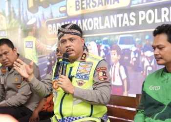 Kakorlantas Gandeng Komunitas Ojol Jadi Pelopor Keselamatan
