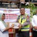 Ringankan Beban Korban Kebakaran Kebon Kosong, Kakorlantas Salurkan Bantuan Paket Sembako