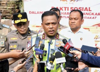 Gandeng Sespusdokkes Brigjen Pol Nariyana, Kakorlantas Irjen Agus Cek Langsung Posko Medis Kemayoran