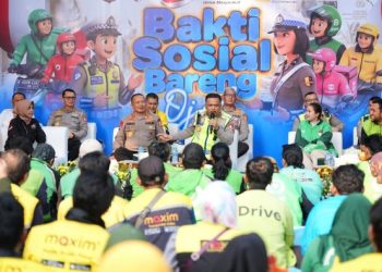Sampaikan Salam Kapolri Jenderal Listyo Sigit, Kakorlantas Tegaskan Ojol Adalah Sahabat Polisi