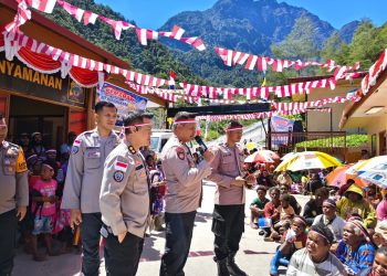 Hari Bhayangkara ke-80 Jadi Momentum Polsek Tembagapura Tingkatkan Kepercayaan Masyarakat