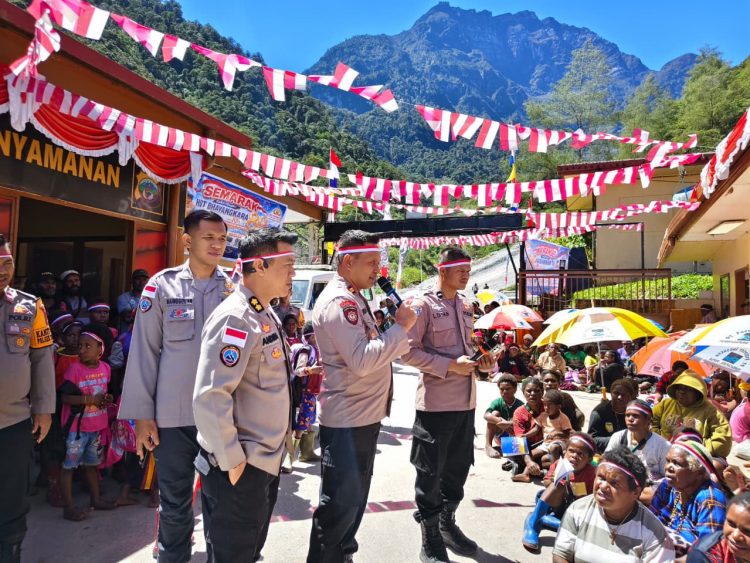 Hari Bhayangkara ke-80 Jadi Momentum Polsek Tembagapura Tingkatkan Kepercayaan Masyarakat