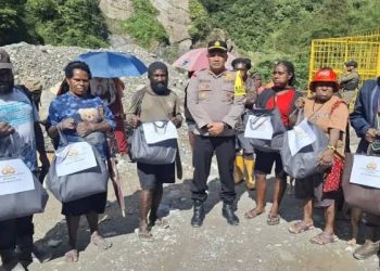 Hari Bhayangkara ke-80 Jadi Momentum Polsek Tembagapura Tingkatkan Kepercayaan Masyarakat