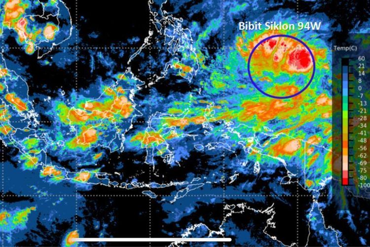 12 Daerah Berpotensi Cuaca Ekstrem dan Dua Bibit Siklon Tropis