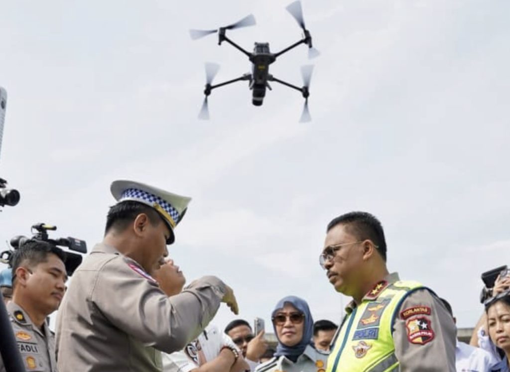ETLE Drone Korlantas Polri